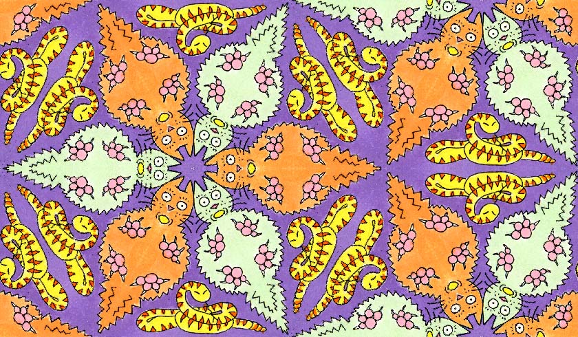 tessellation inspired by M C Escher